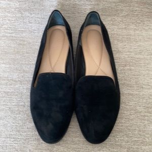 Alfani Oceania, step N’ Flex, black suede flats. Size 7.5M